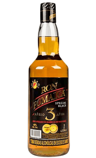 RON POMALCA AÑEJO 3 AÑOS BOTELLA 1 LT