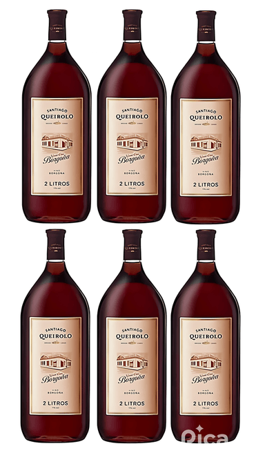 VINO SANTIAGO QUEIROLO BORGOÑA 2L - 6 UND - 1