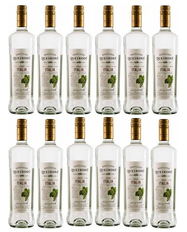 PISCO SANTIAGO QUEIROLO ITALIA 750 ML - 12 UND