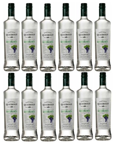 PISCO SANTIAGO QUEIROLO QUEBRANTA 750 ML - 12 UND