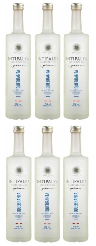 PISCO INTIPALKA QUEBRANTA 750ML - 6 UND
