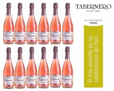 ESPUMANTE TABERNERO ESPECIAL ROSE 750ML - 12 UND