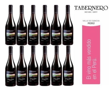 VINO TABERNERO GRAN TINTO SEMI SECO 750ML - 12 UND