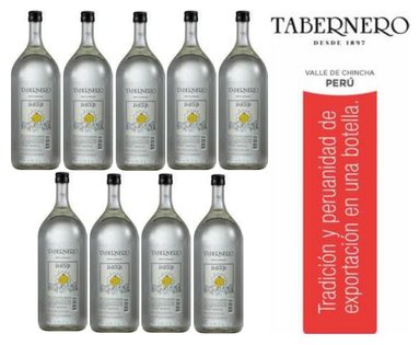 PISCO ACHOLADO TABERNERO BOTELLA 2L - 9 UND