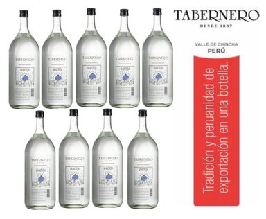 PISCO QUEBRANTA TABERNERO BOTELLA 2L - 9 UND