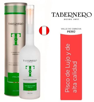 PISCO TABERNERO MOSTO VERDE ITALIA 500ML