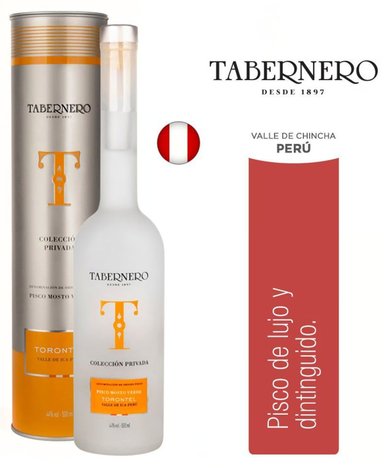 PISCO TABERNERO MOSTO VERDE TORONTEL 500ML