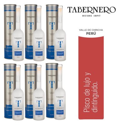 PISCO TABERNERO MOSTO VERDE QUEBRANTA 500ML - 6 UND