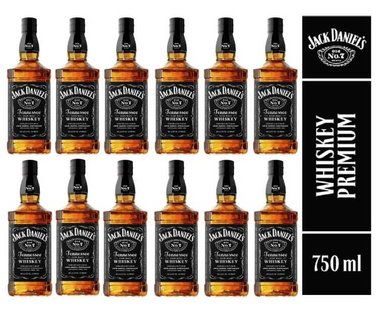 WHISKEY JACK DANIELS 750ML - 12 UND