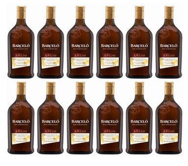 RON BARCELO AÑEJO 750ML - 12 UND