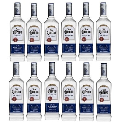 TEQUILA JOSE CUERVO SILVER 750ML - 12 UND