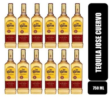 TEQUILA JOSE CUERVO REPOSADO 750ML - 12 UND