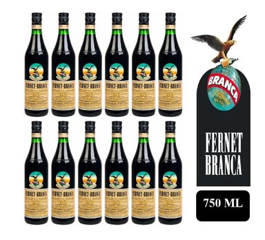 LICOR FERNET BRANCA 750ML - 12 UND