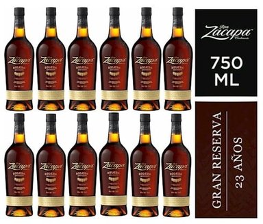 RON ZACAPA 23 AÑOS 750ML - 12 UND