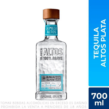 TEQUILA OLMECA ALTOS PLATA 700ML