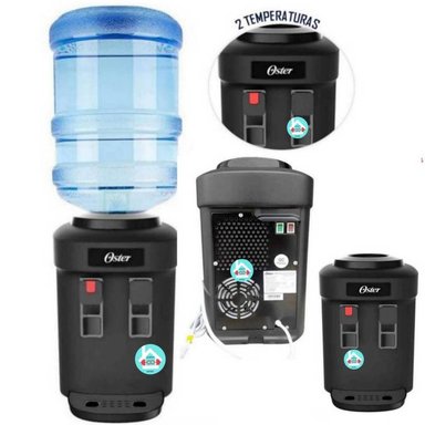DISPENSADOR AGUA OSTER PWD522B NEGRO