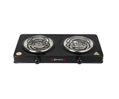 COCINA ELÉCTRICA 2 HORNILLAS IMACO HP-1400 NEGRO