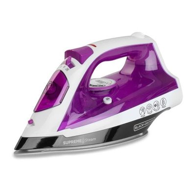 PLANCHA SUPREME STEAM BLACK Y DECKER IR23960 MORADO