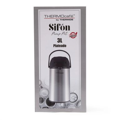 TERMO SIFÓN PLATEADO 3 LT