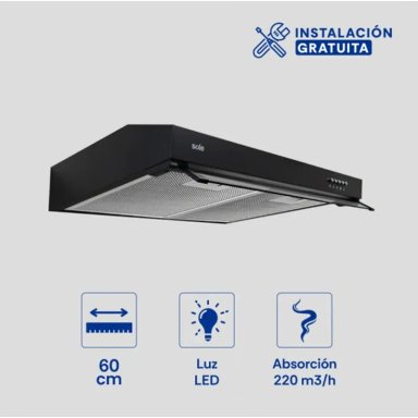 CAMPANA EXTRACTORA NYX SOLE 60CM TURE96CO