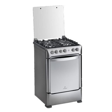 COCINA INDURAMA A GAS 4 HORNILLAS FLORENCIA ZAFIRO CROMA