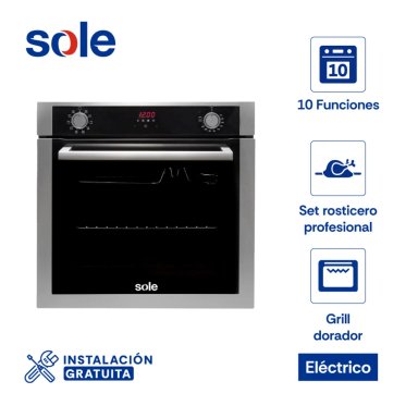 HORNO EMPOTRABLE SOLE PREMIUM 73L  SOLHO012