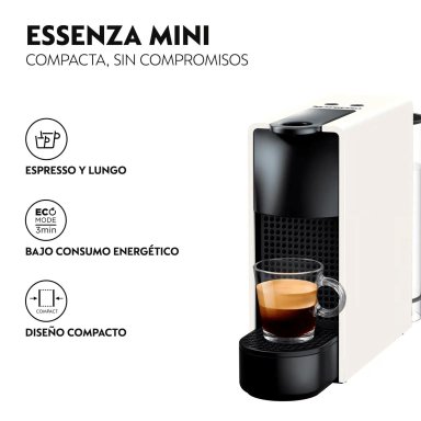 CAFETERA NESPRESSO ESSENZA MINI BLANCA