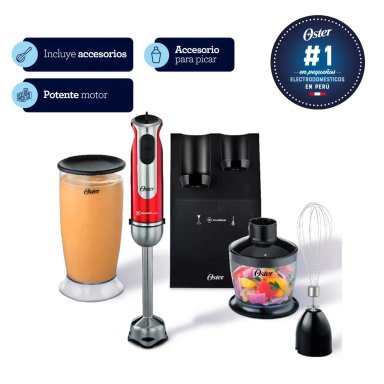 BATIDORA DE INMERSIÓN OSTER CON ACCESORIOS FPSTHB2801