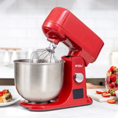 BATIDORA DE PEDESTAL 5L 1200W ATENEA ROJO FDV