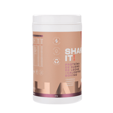 SHAKE IT! PROTEINA DE SUERO DE LECHE + CALOSTRO DE BOVINO  900 GR - 3