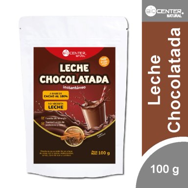 LECHE CHOCOLATADA X 100G - BIOCENTER NATURAL