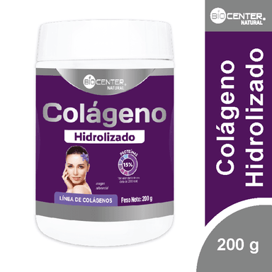 COLÁGENO HIDROLIZADO X 200 G - BIOCENTER NATURAL