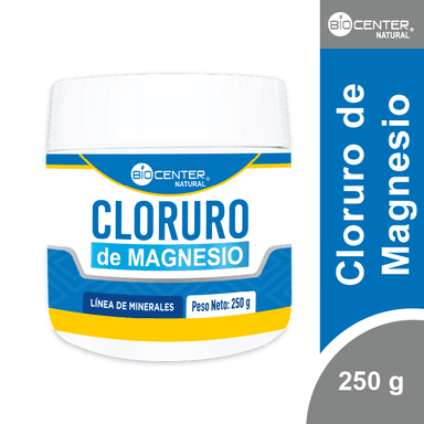 CLORURO DE MAGNESIO X 250 G - BIOCENTER NATURAL