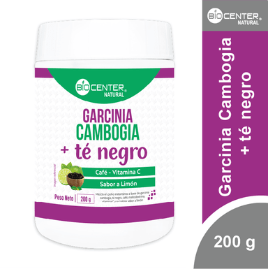 GARCINIA CAMBOGIA + TE NEGRO X 200 G - BIOCENTER NATURAL