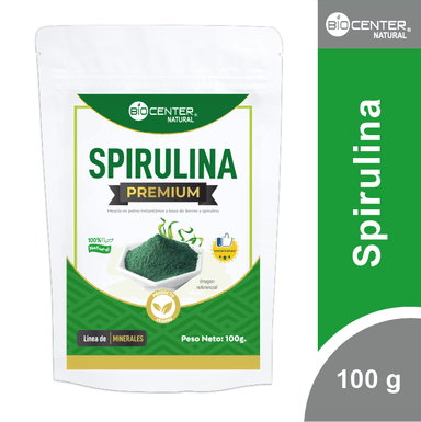 SPIRULINA X 100 G - BIOCENTER NATURAL