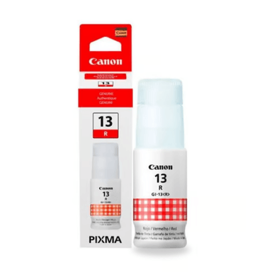 TINTA CANON GI-13 ROJO ORIGINAL