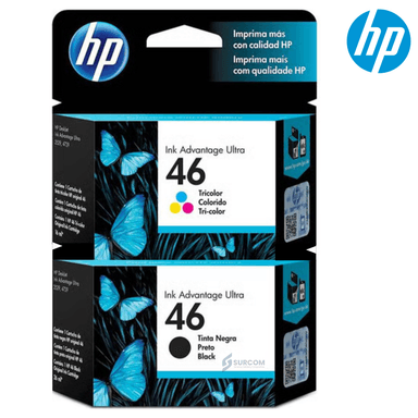 TINTA HP MULTICOLOR KIT CARTUCHOS 46 ORIGINAL