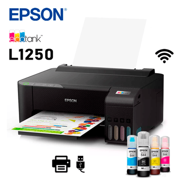 IMPRESORA EPSON ECOTANK L1250 INYECCIÓN DE TINTA COLOR WI-FI