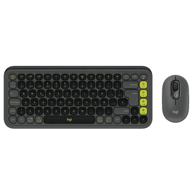 PACK TECLADO WINDOWS INALÁMBRICO LOGITECH POP ICON + MOUSE BLUETOOTH/WIRELESS SP COPILOT GRAPHITE - 1