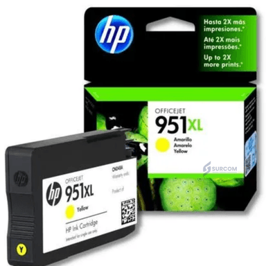 CARTUCHO DE TINTA HP 951XL AMARILLO ORIGINAL (CN048AL)