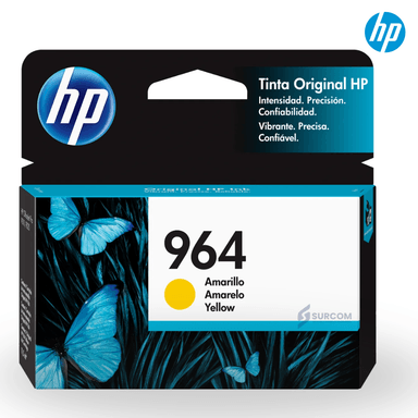 CARTUCHO DE TINTA HP 964 AMARILLO ORIGINAL (3JA56AL)