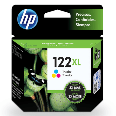 CARTUCHO DE TINTA HP 122XL TRICOLOR ORIGINAL (CH564HL)
