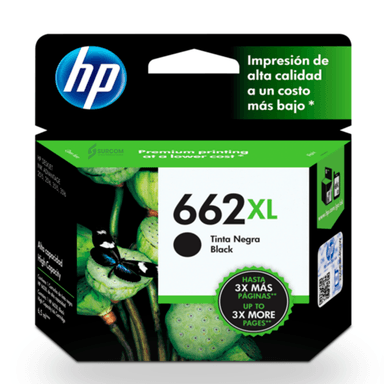 CARTUCHO DE TINTA HP 662XL NEGRO ORIGINAL (CZ105AL)