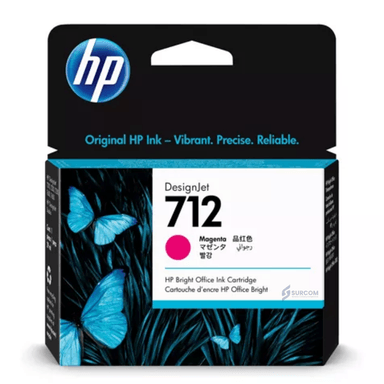 CARTUCHO DE TINTA HP 3ED69A (712A) MAGENTA 29ML ORIGINAL