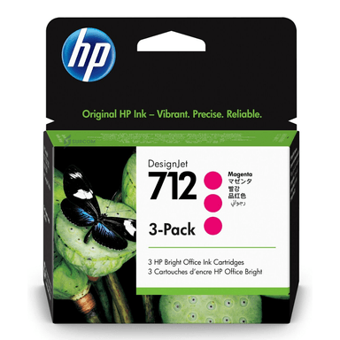 TINTA HP 3ED78A (712A) 3 PACK 29ML MAGENTA