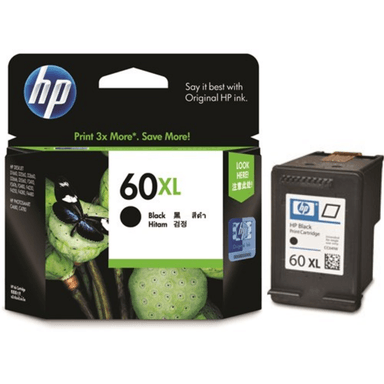 CARTUCHO DE TINTA HP 60XL NEGRO ORIGINAL (CC641WL)