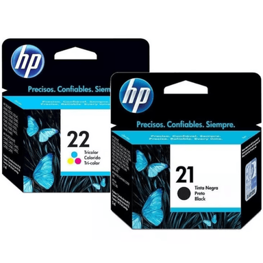 PACK DE CARTUCHOS TINTA HP 21 NEGRO (C9351AL) Y HP 22 TRICOLOR (C9352AL)