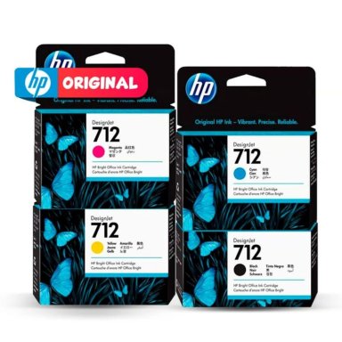 KIT HP 712 NEGRO CIAN MAGENTA AMARILLO