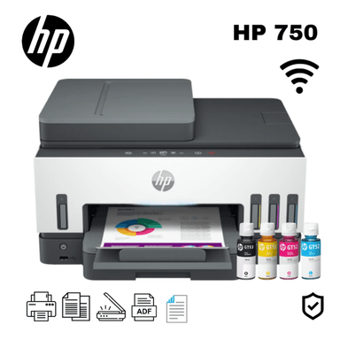 IMPRESORA MULTIFUNCIONAL HP SMART TANK 750 WIFI DÚPLEX ADF - 1