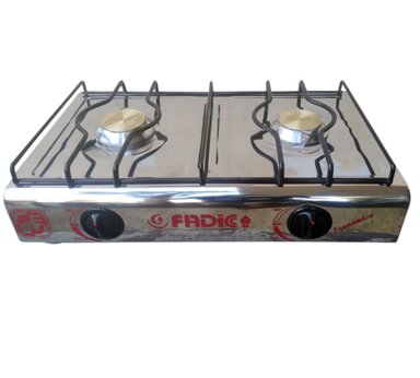 COCINA DE MESA FADICC 2 QUEMADORES TOTAL ACERO INOXIDABLE